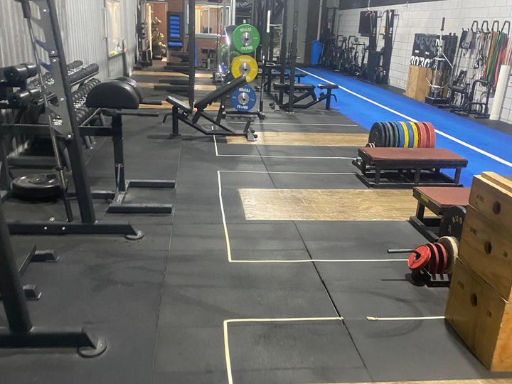 Rack room at VIRTUS Centre after the clean