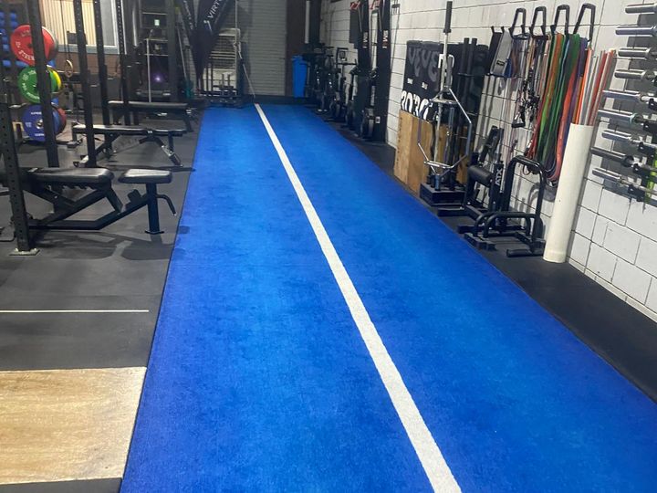 Gym floor at VIRTUS Centre after the clean